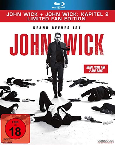 John Wick + John Wick: Kapitel 2 – Limited Fan Edition (2 Blu-rays in veredelter O-Card) von Concord