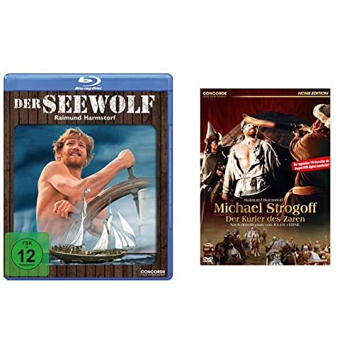 Der Seewolf - Die Legendären TV-Vierteiler [Blu-ray] & Michael Strogoff - Der Kurier des Zaren [2 DVDs] von Concorde Filmverleih GmbH