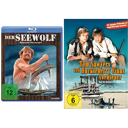 Der Seewolf - Die Legendären TV-Vierteiler [Blu-ray] & Tom Sawyers und Huckleberry Finns Abenteuer (2 DVDs) - Die legendären TV-Vierteiler von Concorde Filmverleih GmbH