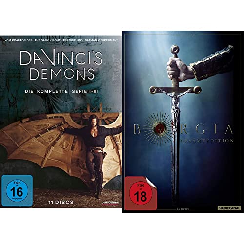 Da Vinci's Demons - Die komplette Serie [11 DVDs] & Borgia - Gesamtedition [15 DVDs] von Concorde Home Entertainment