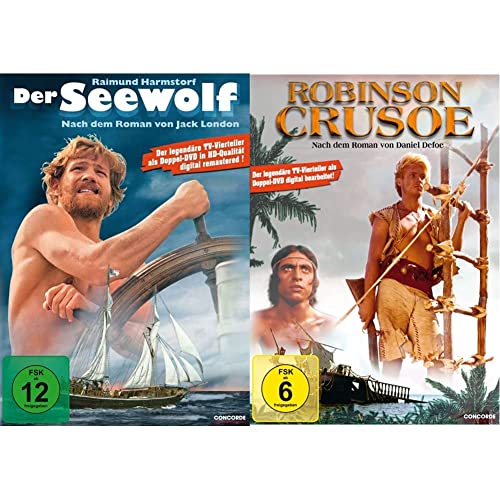 Der Seewolf (remastered, 2 DVDs) - Die legendären TV-Vierteiler & Robinson Crusoe (2 DVDs) - Die legendären TV-Vierteiler von Concorde Home Entertainment