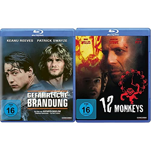 Gefährliche Brandung [Blu-ray] & 12 Monkeys [Blu-ray] von Concorde Home Entertainment