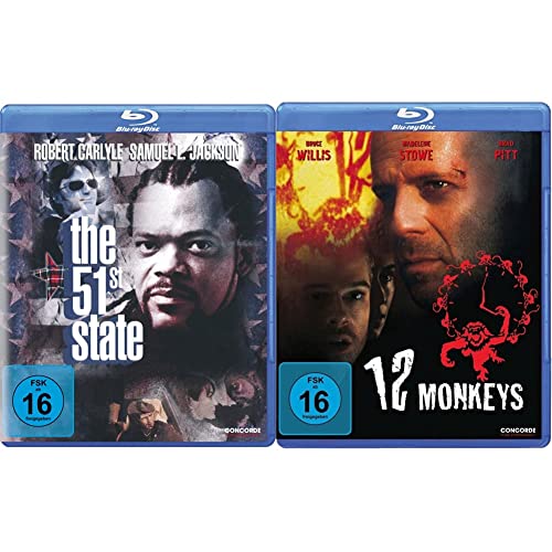The 51st State [Blu-ray] & 12 Monkeys [Blu-ray] von Concorde Home Entertainment