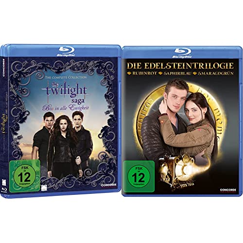 Die Twilight Saga - Biss in alle Ewigkeit/The Complete Collection [Blu-ray] & Edelstein-Trilogie [Blu-ray] von Concorde Video