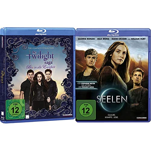 Die Twilight Saga - Biss in alle Ewigkeit/The Complete Collection [Blu-ray] & Seelen [Blu-ray] von Concorde Video
