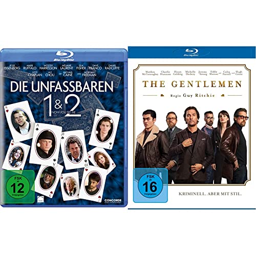 Die Unfassbaren - Now you see me 1&2 [Blu-ray] & The Gentlemen [Blu-ray] von Concorde Video