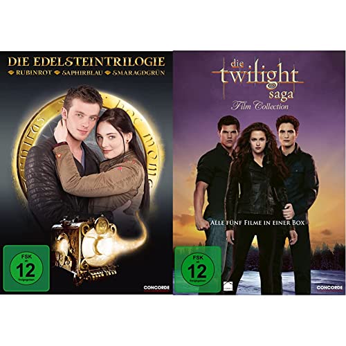 Edelstein-Trilogie [4 DVDs] & Die Twilight Saga Film Collection [5 DVDs] von Concorde Video