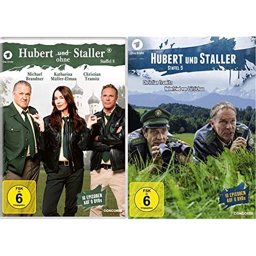 Hubert ohne Staller – Staffel 8 [6 DVDs] & Hubert und Staller - Staffel 5 [6 DVDs] von Concorde Video