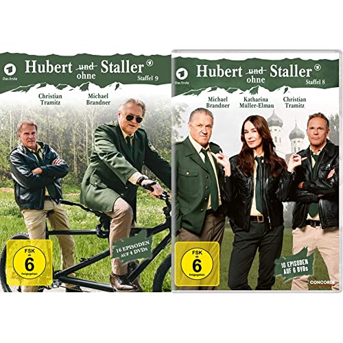 Hubert ohne Staller - Staffel 9 [4 DVDs] & Hubert ohne Staller – Staffel 8 [6 DVDs] von Concorde Video