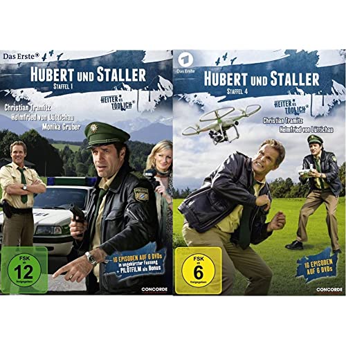 Hubert und Staller - Staffel 1 [6 DVDs] & Hubert und Staller - Staffel 4 [6 DVDs] von Concorde Video