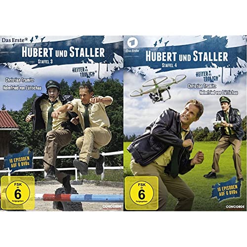 Hubert und Staller - Staffel 3 [6 DVDs] & Hubert und Staller - Staffel 4 [6 DVDs] von Concorde Video