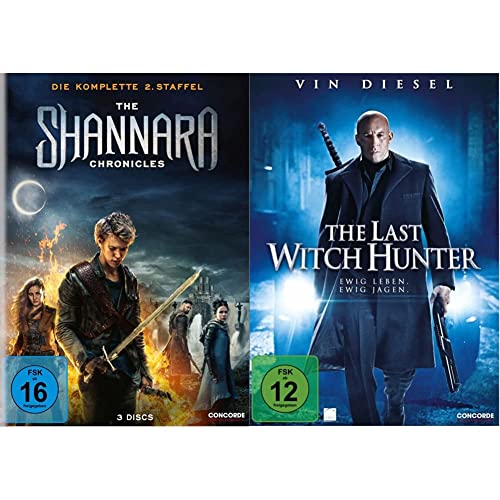 The Shannara Chronicles - Die komplette 2.Staffel [3 DVDs] & The Last Witch Hunter von Concorde Video