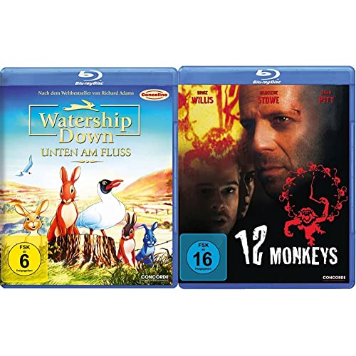 Watership Down - Unten am Fluss [Blu-ray] & 12 Monkeys [Blu-ray] von Concorde Video