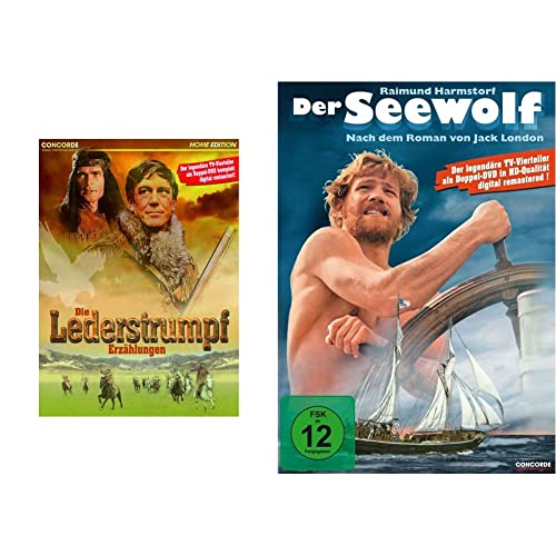 Die Lederstrumpf Erzählungen (2 DVDs) - Die legendären TV-Vierteiler & Der Seewolf (remastered, 2 DVDs) - Die legendären TV-Vierteiler von Concorde