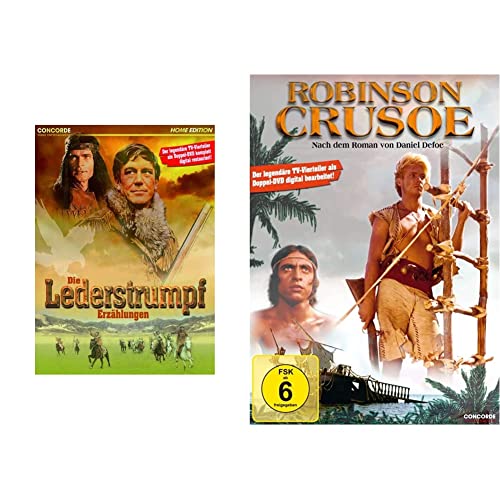 Die Lederstrumpf Erzählungen (2 DVDs) - Die legendären TV-Vierteiler & Robinson Crusoe (2 DVDs) - Die legendären TV-Vierteiler von Concorde
