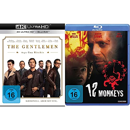 The Gentlemen (4K Ultra-HD) (+ Blu-ray 2D) & 12 Monkeys [Blu-ray] von Concorde