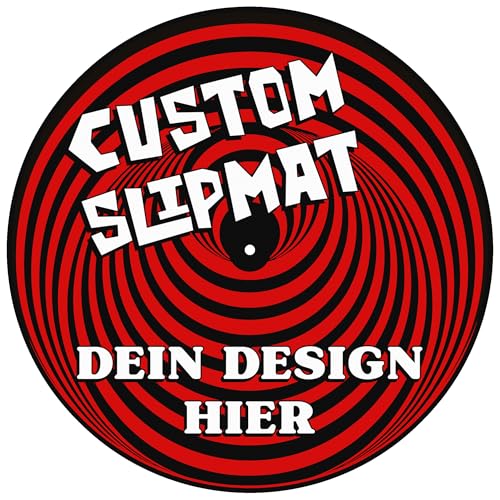 Custom bedruckte Filz-Slipmat für Plattenspieler | Personalisiert mit Bild, Design oder Logo | Hochwertiger Druck auf weichem Premium-Filz | Vinyl Zubehör für DJs & Sammler – Handgefertigt in Berlin von Concrete Schoolyard