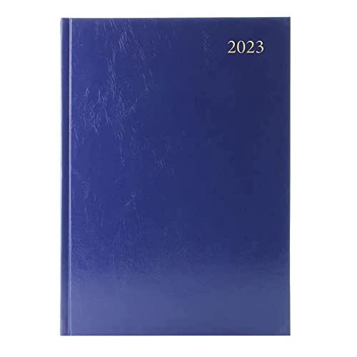 Schreibtisch Terminkalender Tag pro Seite Termine A5 blau 2023 KFA51ABU23 von Condiary