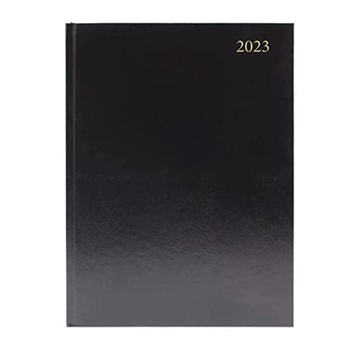Schreibtischkalender Wochenansicht, A4, schwarz, 2023, KFA43BK23 von Condiary