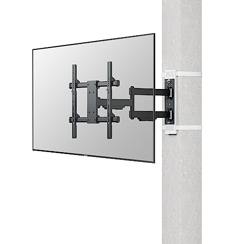 CondoMounts Full Motion TV-Halterung, Säulen-TV-Halterung, Pavillon-TV-Halterung, runde und quadratische TV-Halterung, passend für 81.3 cm bis 177.8 cm Fernseher, Schwarz mit weißen Riemen CondoMounts Full Motion TV-Halterung, Säulen-TV-Halterung, Pavillon-TV-Halterung, runde und quadratische TV-Halterung, passend für 81.3 cm bis 177.8 cm Fernseher, Schwarz mit weißen Riemen von CondoMounts