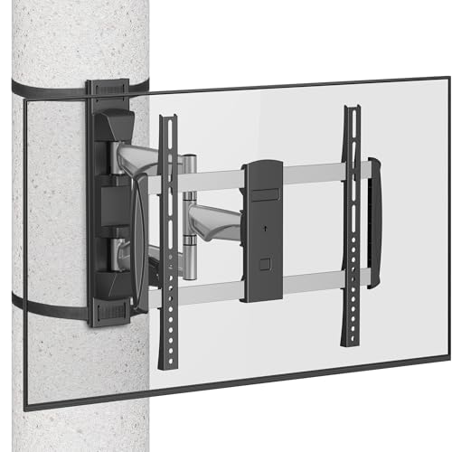 CondoMounts Pavillon-TV-Halterung ohne Bohren (voll beweglich für 94-177,8 cm TV-Aluminium, Pavillonpfosten) von CondoMounts