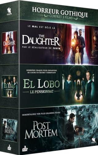 Horreur gothique - coffret 3 films : the daughter + el lobo - le pensionnat + post mortem von Condor Entertainment