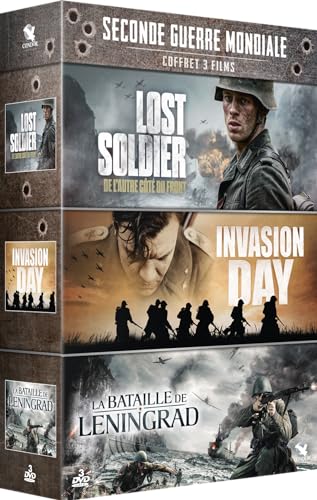 Seconde guerre mondiale - coffret 3 films : lost soldier + invasion day + la bataille de leningrad [FR Import] von Condor Entertainment