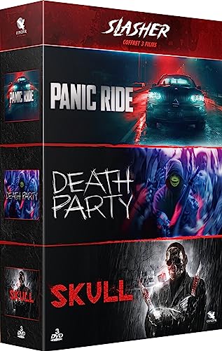 Slasher - coffret 3 films : panic ride + death party + skul von Condor Entertainment