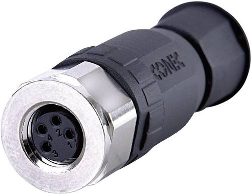 Conec 42-00012 Sensor-/Aktor-Steckverbinder, unkonfektioniert M8 Buchse, gerade Polzahl: 4 1St. von Conec