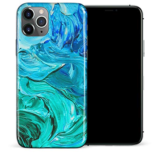 Conie® Handyhülle Rück Schale für iPhone 11 Pro, Ultra Slim TPU Hülle aus Silikon mit Bilder Motiv, Kanten Display Kamera Schutz, Kunst Abstract Design von Conie