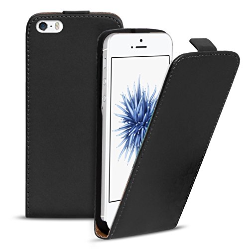 Conie BF1467 Basic Flip Kompatibel mit iPhone 5 / 5S / SE, PU Leder Hülle Cover Klapphülle für iPhone SE iPhone 5 iPhone 5s Tasche Schwarz Conie BF1467 Basic Flip Kompatibel mit iPhone 5 / 5S / SE, PU Leder Hülle Cover Klapphülle für iPhone SE iPhone 5 iPhone 5s Tasche Schwarz von Conie