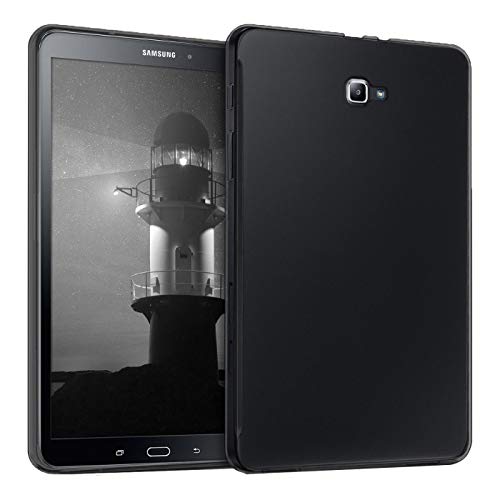 Conie BT36067 Basic TPU Kompatibel mit Samsung Galaxy Tab A 10.1 2016, Handycover Schutzhülle aus Silikon Basic Design TPU Case für Galaxy Tab A 10.1 2016 Handycase Tiefschwarz von Conie