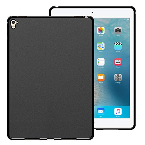 Conie BT467 Basic TPU Kompatibel mit iPad Air 2, Tabletcover Schutzhülle aus Silikon Basic Design TPU Case für iPad Air 2 Hülle Tiefschwarz von Conie