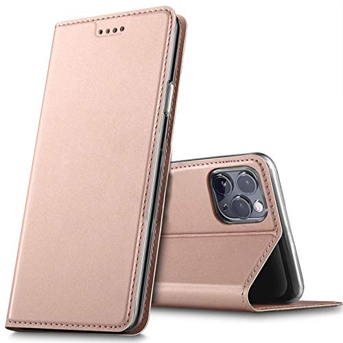 Conie Bookstyle Handyhülle iPhone 12/12 Pro 6.1, Booklet Cover Etui mit Kartenfächer klappbare Handytasche, Flip Case iPhone 12/12 Pro 6.1 Hülle Rosegold Conie Bookstyle Handyhülle iPhone 12/12 Pro 6.1, Booklet Cover Etui mit Kartenfächer klappbare Handytasche, Flip Case iPhone 12/12 Pro 6.1 Hülle Rosegold von Conie