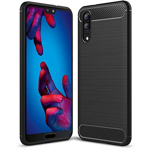 Conie CB10867 Carbon Brush Kompatibel mit Huawei P20, Handy Case Bush Look Shock Resistent TPU Cover für P20 Handyhülle Brushed Black Conie CB10867 Carbon Brush Kompatibel mit Huawei P20, Handy Case Bush Look Shock Resistent TPU Cover für P20 Handyhülle Brushed Black von Conie