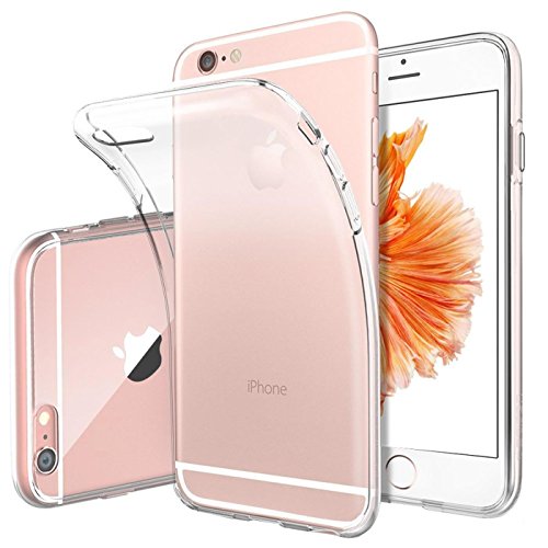 Conie LC1671 Liquid Crystal Kompatibel mit iPhone 6 / 6S, Transparent Silikon Schutzhülle Bumper Case HD Clear rutschfest Cover für iPhone 6S iPhone 6 Handyhülle Durchsichtig von Conie