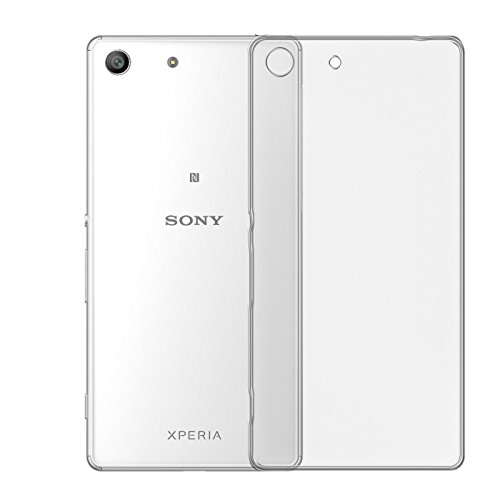 Conie LC38771 Liquid Crystal Kompatibel mit Sony Xperia M5, Transparent Silikon Schutzhülle Bumper Case HD Clear rutschfest Cover für Xperia M5 Handyhülle Durchsichtig von Conie