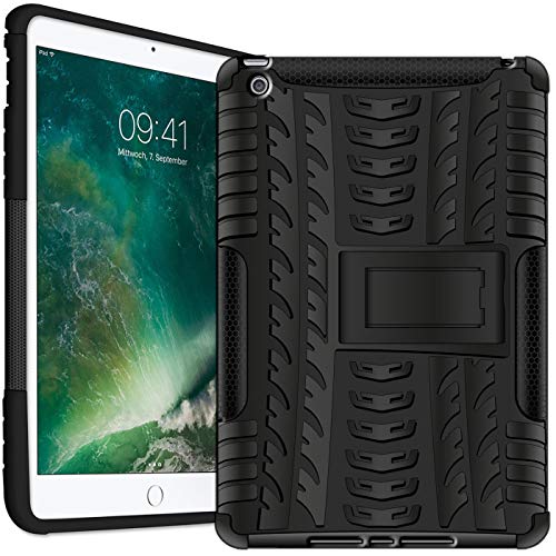 Conie OC467 Outdoor Case Kompatibel mit iPad Air 2, Defender robuste Schutzhülle Hülle extra Schutz für iPad Air 2 Hülle Schwarz von Conie