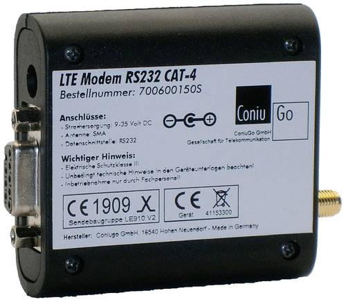 ConiuGo 700600150S LTE Modem 9 V/DC, 12 V/DC, 24 V/DC, 35 V/DC von ConiuGo