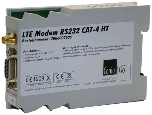 ConiuGo 700600250S LTE Modem 9 V/DC, 12 V/DC, 24 V/DC, 35 V/DC von ConiuGo