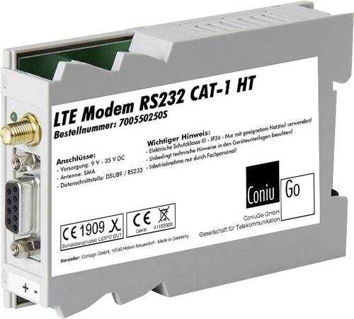 ConiuGo LTE GSM Modem RS232 Hutschiene CAT 1 LTE Modem von ConiuGo