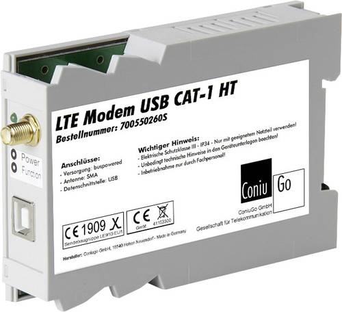 ConiuGo LTE GSM Modem USB Hutschiene CAT 1 LTE Modem von ConiuGo