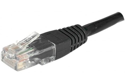 CONNECT 0,30 m Kupfer/Aluminium RJ45 Cat. 5e U/UTP Patch Cord – Schwarz von Connect