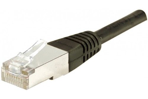 CONNECT 0,50 m Kupfer/Aluminium RJ45 Cat. 5e F/UTP Patch Cord – Schwarz von Connect