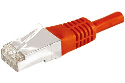 CONNECT 1,50 m Kupfer RJ45 Cat. 6 a F/UTP Patch Cord – rot von Connect