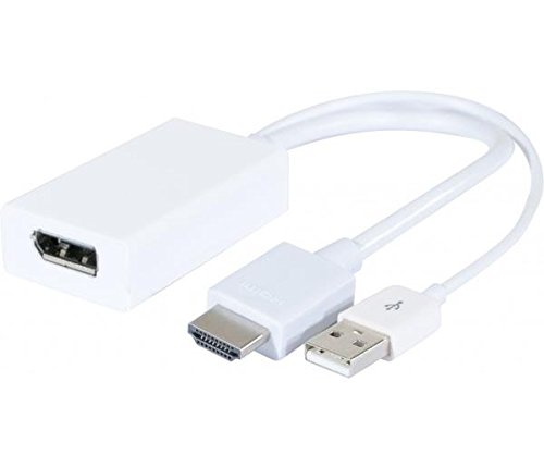 CONNECT 14 cm HDMI 1.4 zu DisplayPort 1.2 Passive Konverter – Weiß CONNECT 14 cm HDMI 1.4 zu DisplayPort 1.2 Passive Konverter – Weiß von Connect