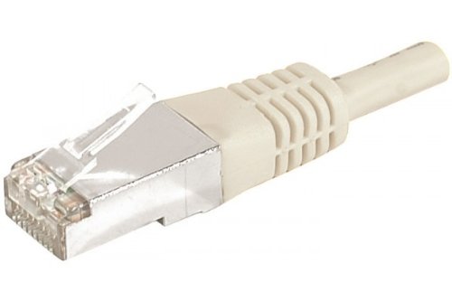 CONNECT 7,50 m Full Copper RJ45 Cat. 6 a F/UTP Patch Kordel – Grau von Connect