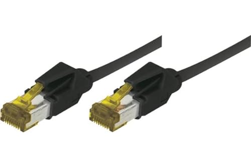 Connect 1,50 m Full Copper RJ45 S/FTP CAT 6 A, LSOH Snagless Patch-Kabel – Schwarz von Connect