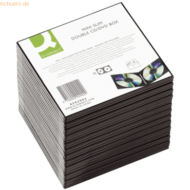 Connect CD-Hüllen Jewel Case transparent/schwarz VE=10 Stück Connect CD-Hüllen Jewel Case transparent/schwarz VE=10 Stück von Connect