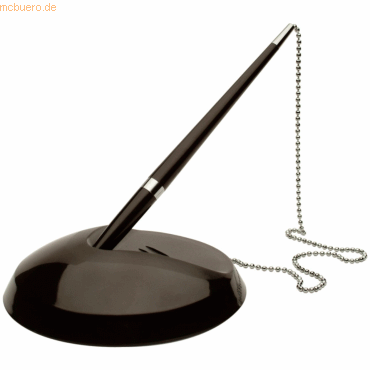 Connect Kugelschreiberständer mit Kette schwarz Connect Kugelschreiberständer mit Kette schwarz von Connect